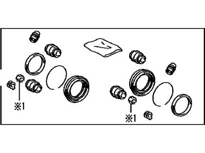 Toyota Camry Wheel Cylinder Repair Kit - 04479-06250