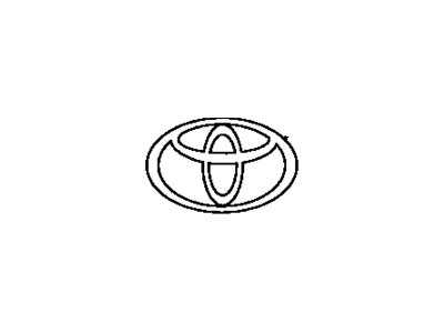 Toyota 75311-06020 Radiator Grille Emblem(Or Front Panel)