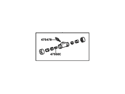 1999 Toyota Solara Wheel Cylinder - 47570-06030