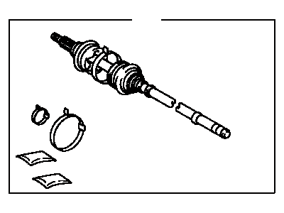 2003 Toyota Corolla CV Joint - 43460-09780