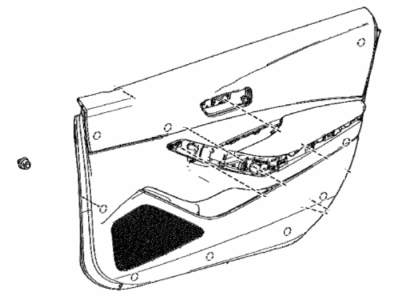 Toyota 67620-12S70-C3 Panel Assembly, Fr Door