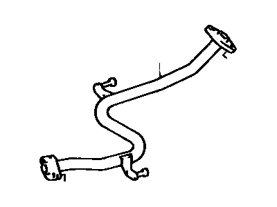 Toyota Starlet Exhaust Pipe - 17420-13010
