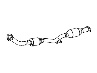 Toyota Camry Exhaust Pipe - 17410-0P100