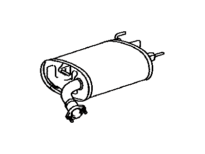 Toyota Camry Exhaust Pipe - 17430-0P060