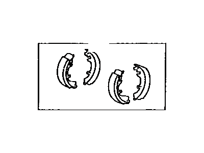 Toyota Corolla Brake Shoe Set - 04495-12090