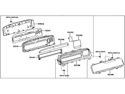 Toyota 83809-47120 Meter Sub-Assembly, Combination