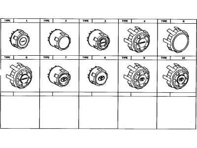 Toyota 42603-35510 Wheel Hub Ornament Sub-Assembly