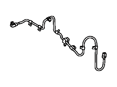 Toyota 89516-45040 Wire, Skid Control Sensor