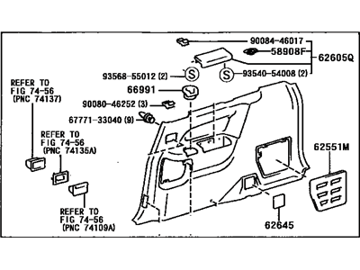 Toyota 62510-08040-B0