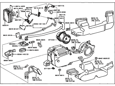 Toyota 87030-08050 Unit Assy, Cooling, Rear