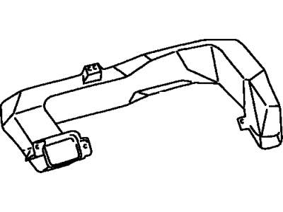 Toyota 55843-08020 Duct, Heater To Register