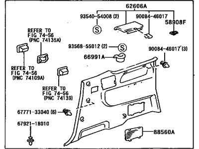 Toyota 62520-08010-B0