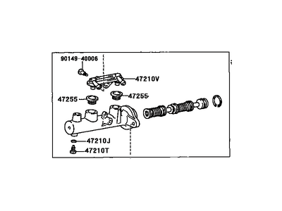 Toyota Sienna Master Cylinder Repair Kit - 47201-08040