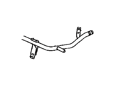 Toyota Echo Coolant Reservoir Hose - 16268-21020