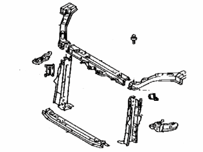 Toyota Echo Radiator Support - 53210-52130