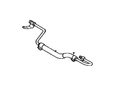 Toyota Matrix Power Steering Hose - 44416-01010