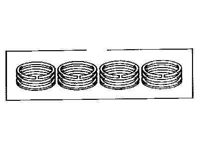 Toyota Matrix Piston Ring Set - 13011-22220