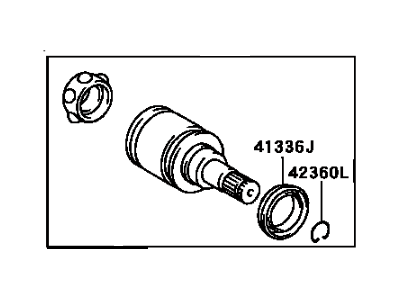 2003 Toyota Corolla CV Joint - 42360-33010