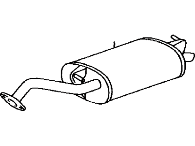 Toyota Matrix Exhaust Pipe - 17430-0D360