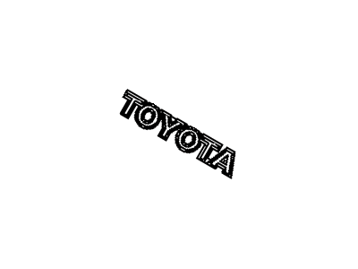 2004 Toyota Corolla Emblem - 75441-02070