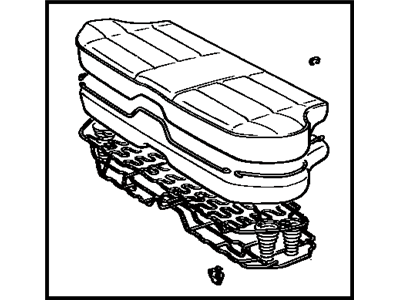 Toyota 71460-22540-05 Cushion Assembly, Rear Seat