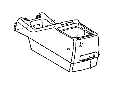 Toyota 58910-06040-K0 Box Assy, Console, Rear