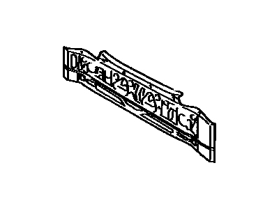 Toyota 58307-06020 Panel Sub-Assy, Body Lower Back