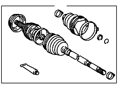 2001 Toyota Corolla Axle Shaft - 43460-09241