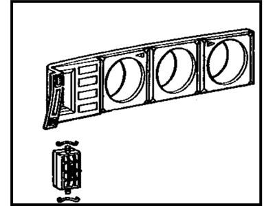 Toyota 55040-20140 Panel Sub-Assembly, Instrument Cluster Finish