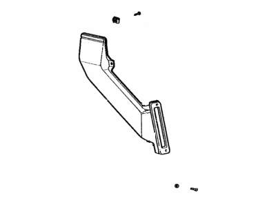 Toyota 62940-29015 Duct Assembly, Roof Side Vent, LH