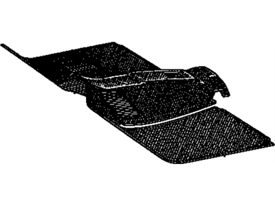 Toyota 58514-20450-16 Carpet, Floor, Front Center