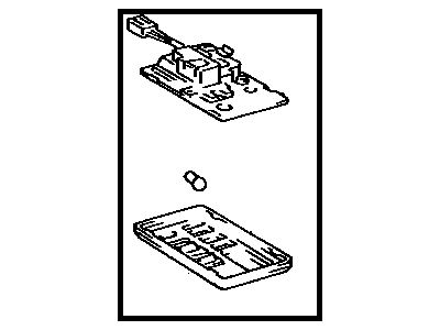 Toyota 81260-22090-C0 Lamp Assembly, Map