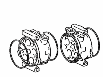 Toyota 88304-40010 Cylinder Sub-Assembly, Cooler Compressor