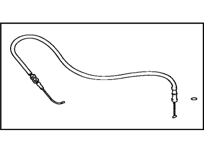 1985 Toyota Celica Throttle Cable - 35520-24020