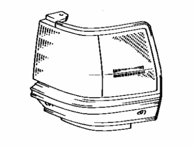 Toyota 81621-22150 Lens, Parking & Clearance Lamp, LH