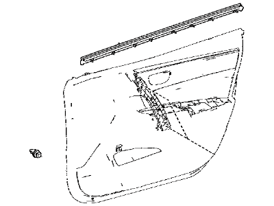 Toyota 67620-02R31-C4 Panel Assembly, Front Door