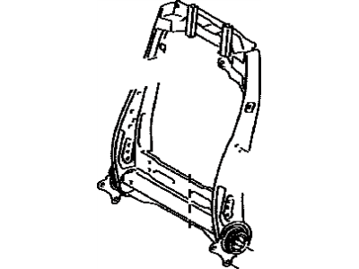 Toyota 71104-0C010 Frame Sub-Assembly, Front Seat