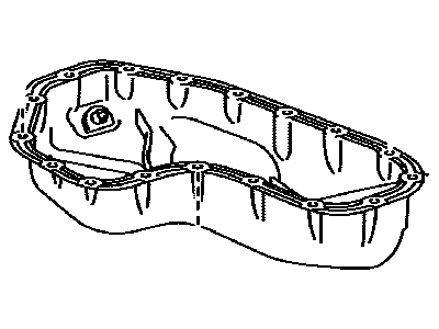 Toyota 12102-25010 Pan Sub-Assembly, Oil, N