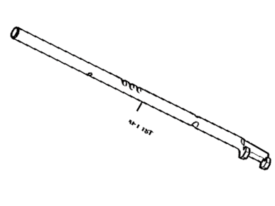 Toyota 33242-10011 Shaft, 1st & 2nd Shift Fork