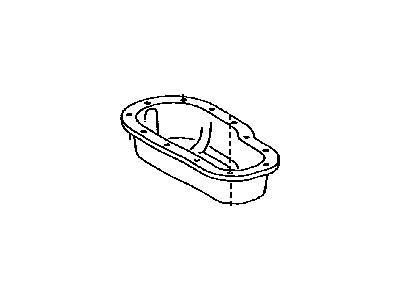 Toyota 12102-75021 Pan Sub-Assy, Oil