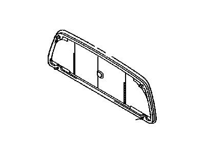 Toyota 64810-04083 Window Assembly, Back