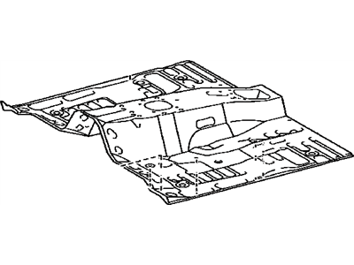 Toyota 58111-04434 Pan, Front Floor