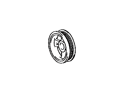 Toyota 13408-75050 PULLEY, Crankshaft