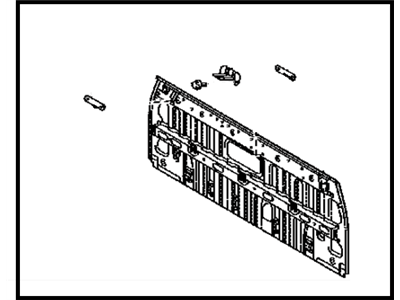 Toyota 64101-04320 Panel Sub-Assembly, UPR