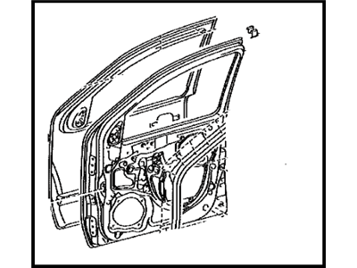 Toyota 67001-04210 Panel Sub-Assembly, Door