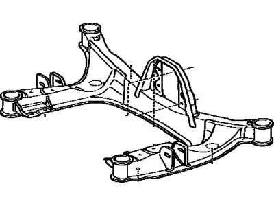 1990 Toyota Camry Rear Crossmember - 51206-32010