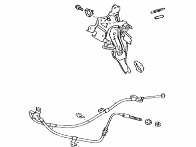 Toyota 46200-47050 Pedal Assy, Parking Brake Control