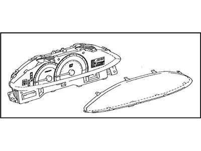 Toyota Yaris Instrument Cluster - 83800-52E91