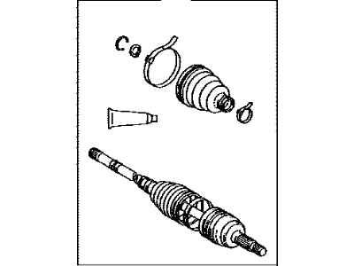 Toyota Yaris Axle Shaft - 43470-59315