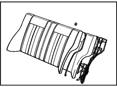 Toyota 71480-13253-06 Back Assembly, Rear Seat